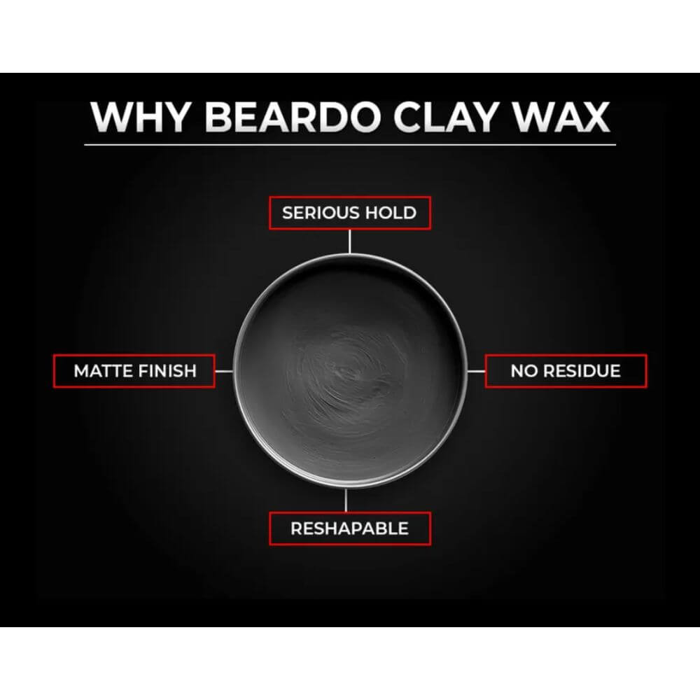 Beardo Clay Wax For Men - 75g