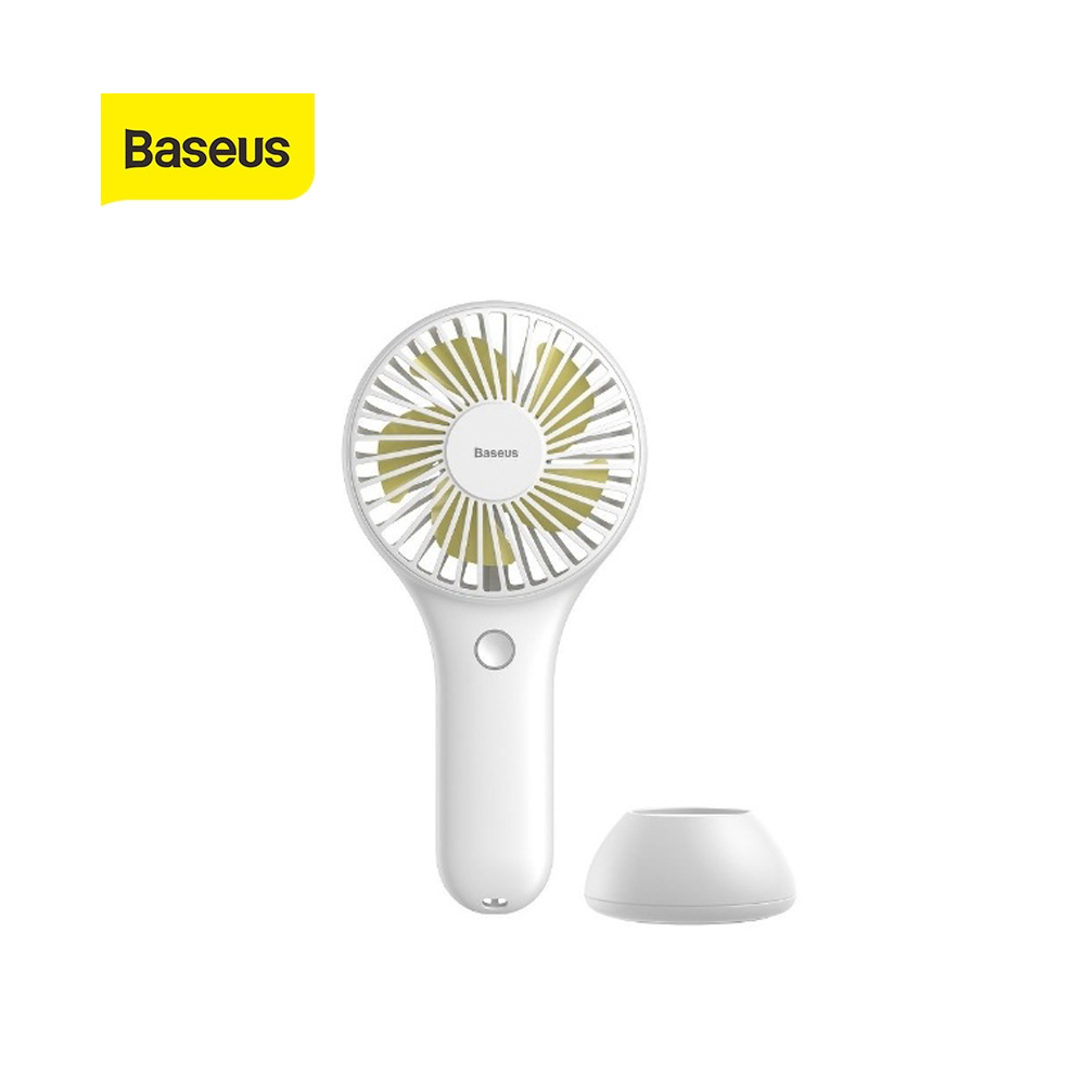 Baseus Bingo Handheld And Desktop Summer Cooling Fan - White