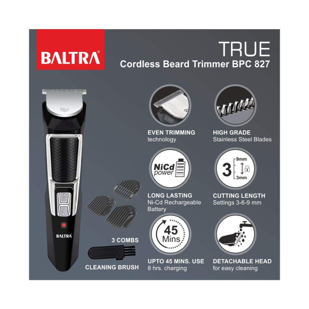Baltra  TRUE Hair Trimmer | BPC 827 |3W