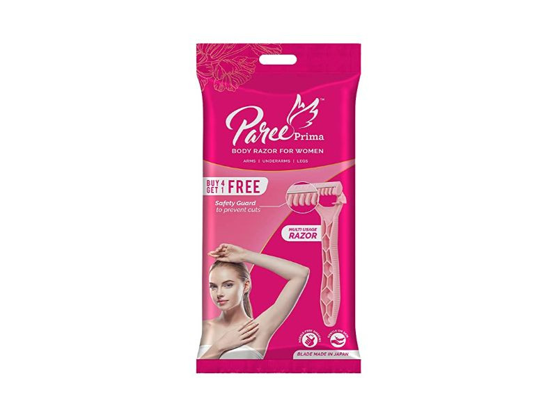 Paree Prima Premium Full Body Razors for Women - Pack of 5