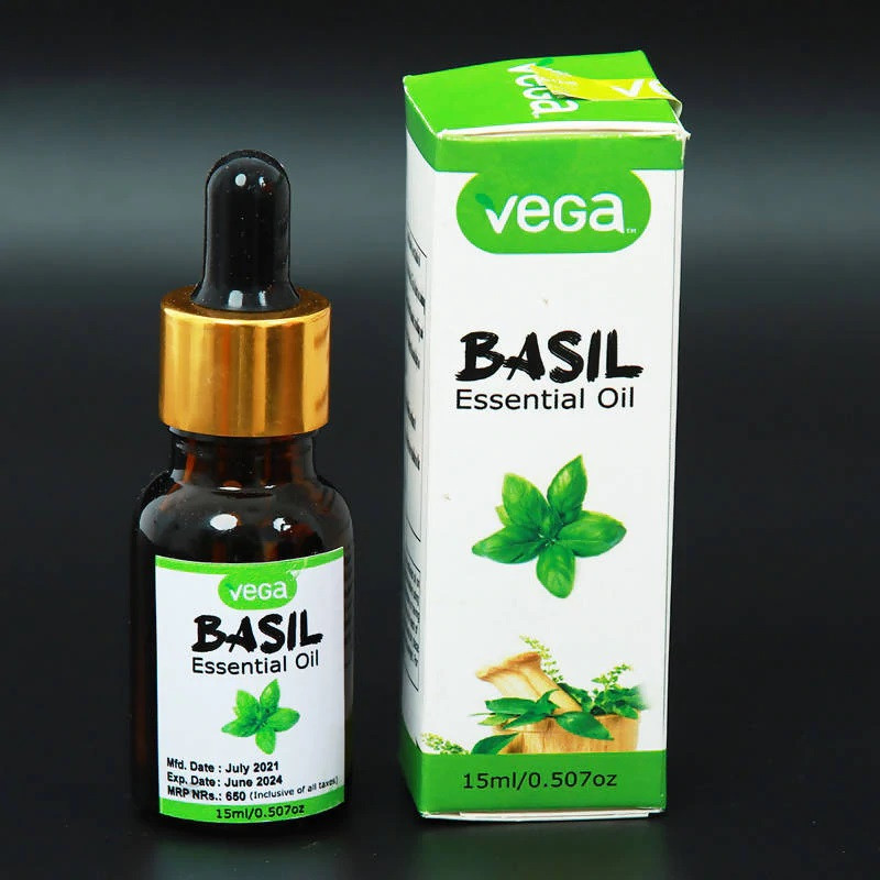 Vega Basil Essential Oil- 15Ml