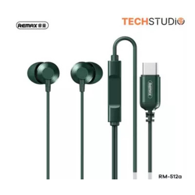 Remax Type-C Metal Wired Earphone For Music & Call Rm-512A