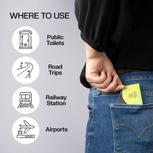 Pee Safe Foldable & Disposable Urination Device - 6N