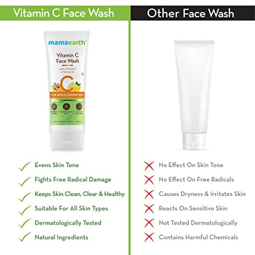 Mamaearth Vitaminc Face wash