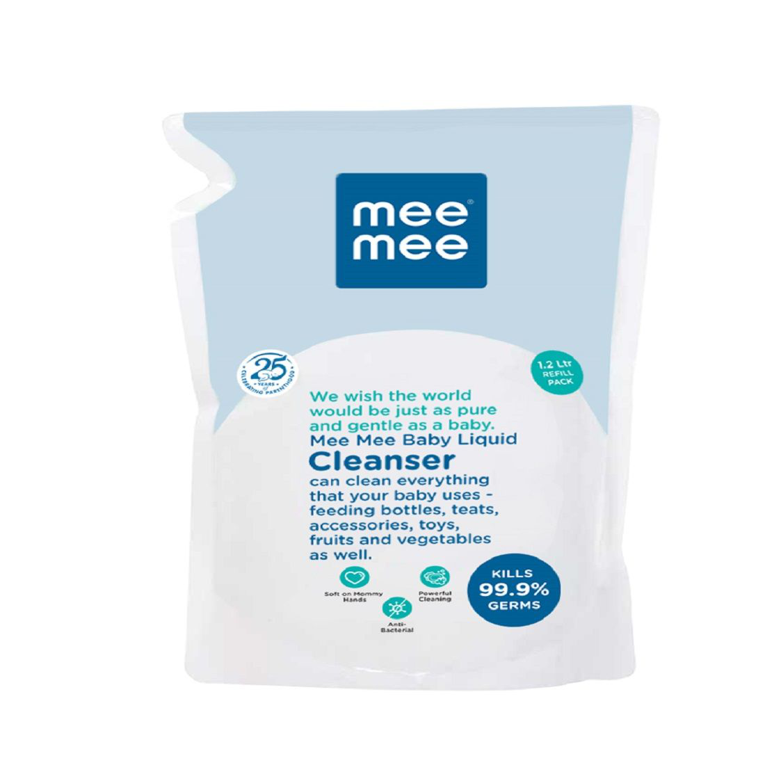 Mee Mee Anti-Bacterial Baby Liquid Cleanser (1.2 L - Refill Pack)