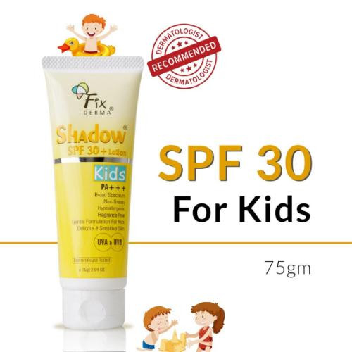 Fixderma Shadow Kids Spf 30+ Lotion 75Gm